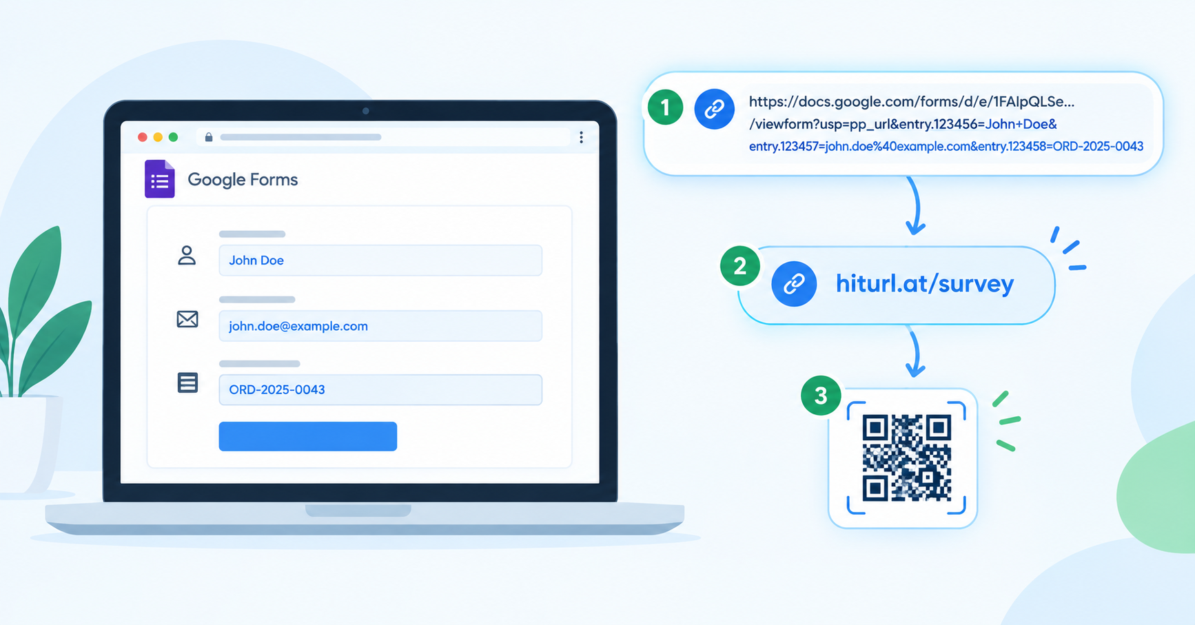 How to Dynamically Prefill Google Form Fields Using Custom URL Parameters